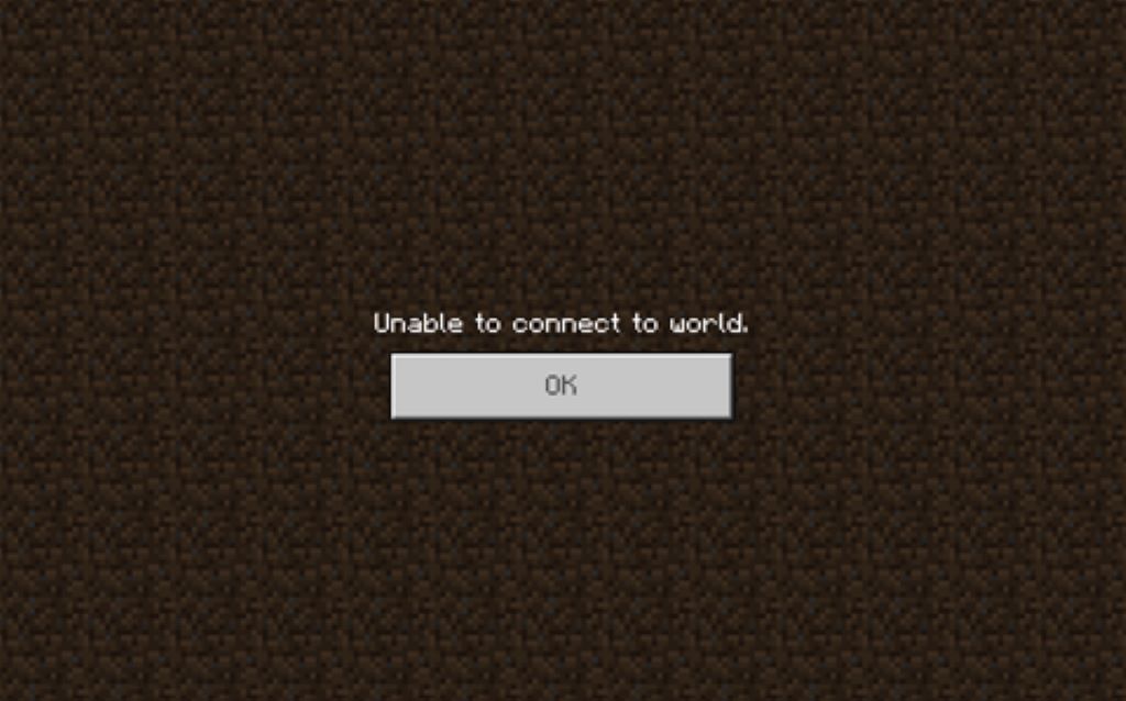 Troubleshooting Minecraft’s “Unable to Connect to World” Error