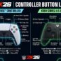 WWE 2K26 PS5 and Xbox controls button layout chart