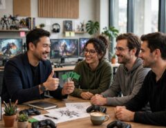 Buyer confirming green flags while interviewing right game development company team