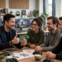 Buyer confirming green flags while interviewing right game development company team